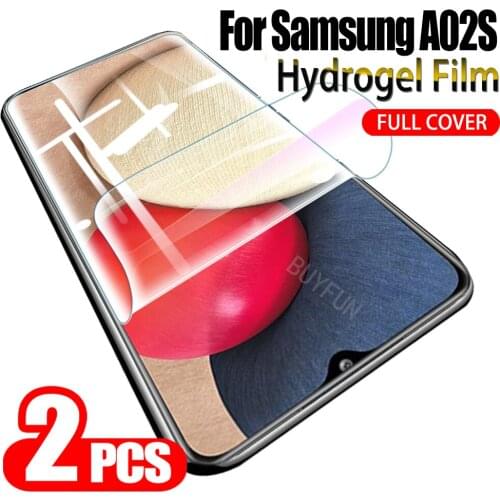 2PCS For Samsung Galaxy A02S A025F Hydrogel Film Screen Protector screen Film For samsung a12 a42 m21s screen Hydrogel Film