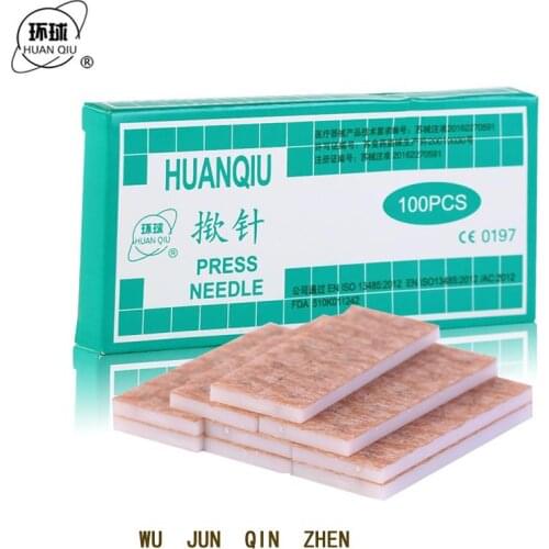Hot! 100pcs Ear Press Needle Acupuncture Massage Needle Auricular