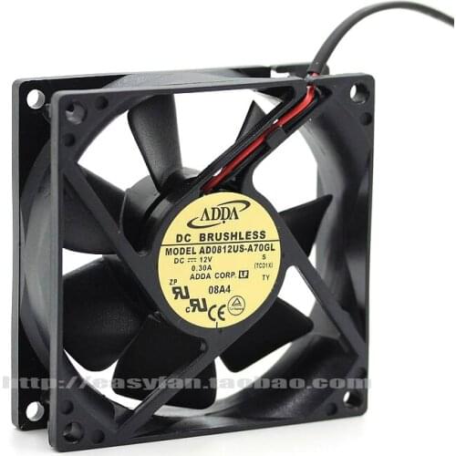 NEW ADDA AD0812US-A70GL 8025 8cm high air volume cooling fan
