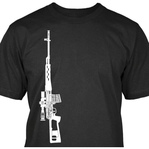 2019 New Cool T-shirt Cotton Man T-shirt Best Sleling Design Free Shipping Dragunov T-Shirt