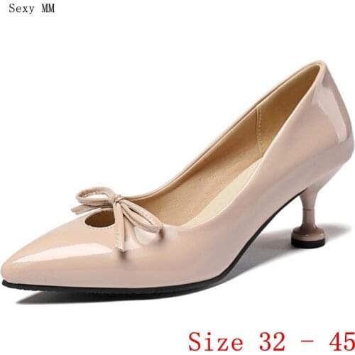 High Heels Women Pumps High Heel Shoes Stiletto Woman Wedding Shoes Small Plus Size 32 33 - 40 41 42 43 44 45