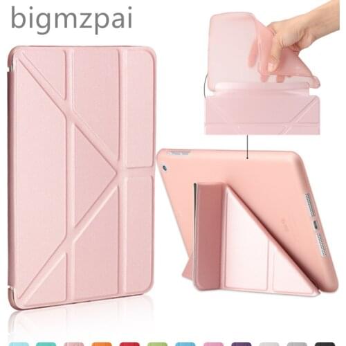 Ultra Thin Stand Design PU Leather case for ipad mini Cover Colorful Flip Smart Cover Smart cover for iPad mini 123 Table Case