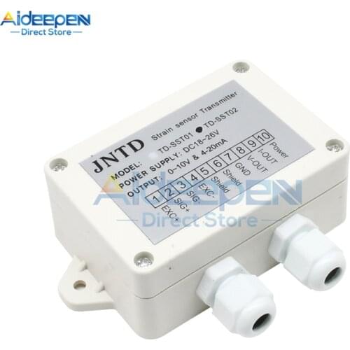Load Cell Amplifier Weighing Transmitter Sensor Module Strain Gauge Amplifier Transducer 0-5V 0-10V 4-20mA