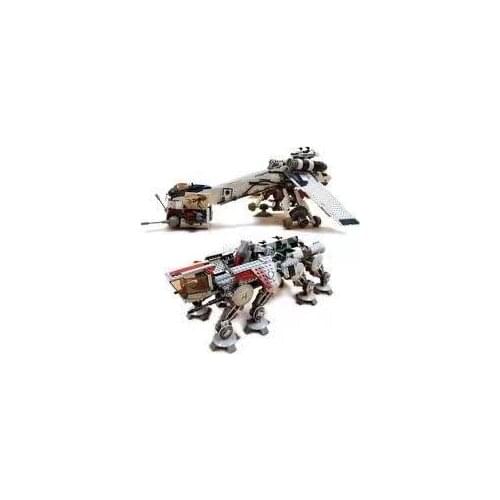 IN STOCK Star Toy Wars 10195 Republic Dropship Model Building Blocks Bricks Toys for children Christmas Gifts 05053