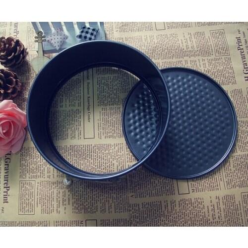 1PC 9 inch DIY Round Cake Pan Carbon Steel Removable Nonstick Mousse Fondant Cake Mold Baking Tools EJC 0516