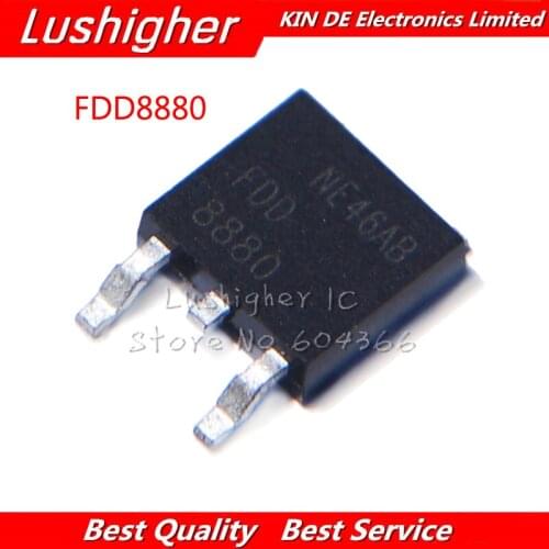 10pcs FDD8880 TO-252 FDD 8880 TO252