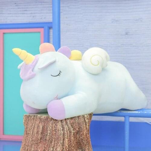 100cm Kawaii Unicorn Plush Toys With Wings Giant Stuffed Animal Flying Horse Toys for Children Soft Doll Birthday Gift