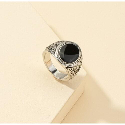 2021 Ins Trendy Antique Gold Hip-hop Rock Irregular Minimalist Knuckle Finger Rings Punk Korean Fashion Women Party Jewelry