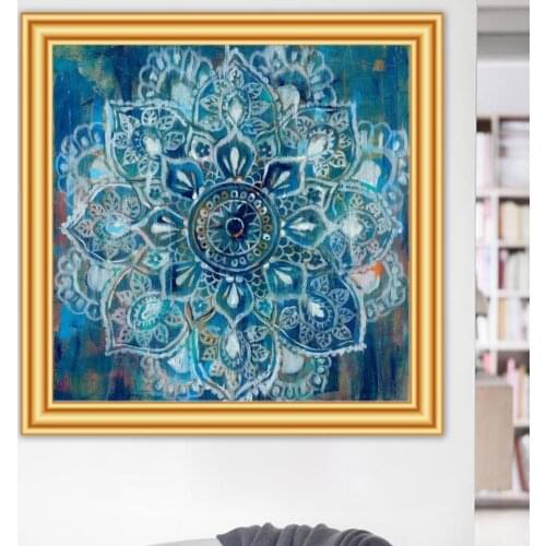 5D DIY Diamond Painting Full Square/Round Drill "Abstract Mandala Flower "Diamond Embroidery Mosaic Picture of Rhinestones Gift
