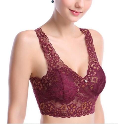 Fashion Women Push Up Bra No Rims Padded Bra Sleeping Brassiere Sexy Seamless Lace Bra Breathable Ladies Bras