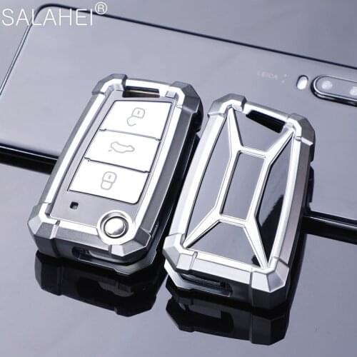 TPU Car Key Cover Case For Volkswagen VW Golf 7 mk7 Seat Ibiza Leon FR 2 Altea Aztec For Skoda Octavia Auto Key Protection