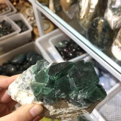 Natural Rough Fluorite Stone Raw Mineral Specimen For Sale