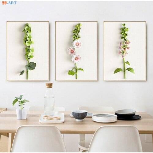 Botanical Prints Poster Flowers Canvas Painting Wall Paintings for Living Room Large Wall Art Decoration Picture Quadro No Frame