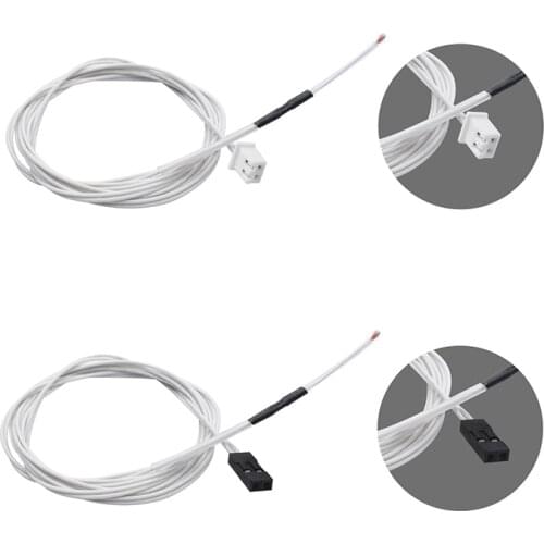Resistor 100K ohm NTC 3950 Thermistors Thermal Sensors with 1M cable For 3D Printer Reprap Mend Part Temperature Accessories