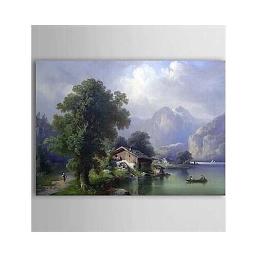Hand Painted Canvas Wall Art Landscape Canvas Art Oil Painting -Modern Canvas Art Wall Decor