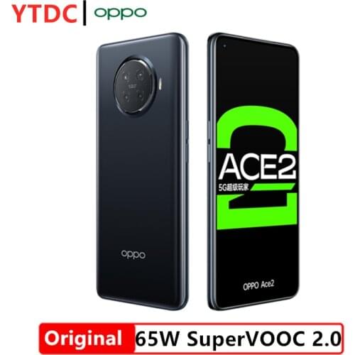 Oppo Ace 2 Smart Phone 5G 6.55 inch Snapdragon 865 65W SuperVOOC 2.0 40W AirVOOC 10W OTG OLED 90HZ Screen 4000mAh Gaming Phone