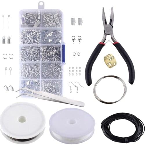 DIY Beginner Starter Kit Jewelry Making Supplies for Beading Repair Tools