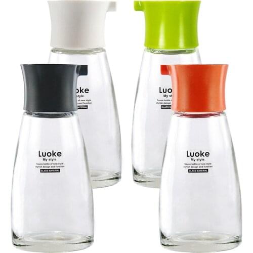 Home Kitchen Supplies Glass Oil Can Storage Bottle Seasoning Bottle Home Restaurant Kitchen Sauce Container Kitchen Companion