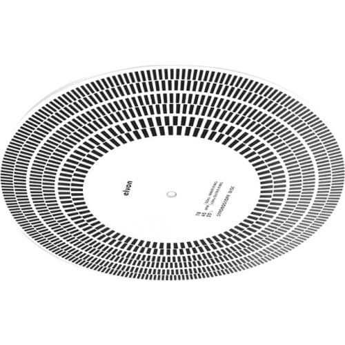 LP Vinyl Record Turntable Phono Tachometer Calibration Strobe Disc Stroboscope Mat 33 45 78 RPM R2LC