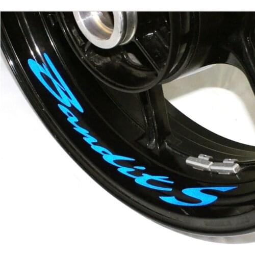 FOR SUZUKI BANDITS Motorcycle wheels decal reflective wheel rim motorcycle reflective sticker