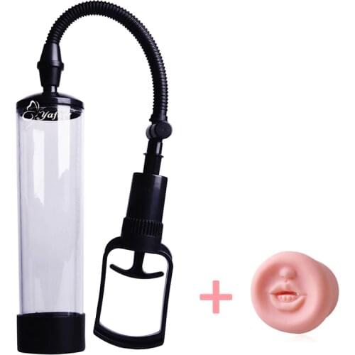 YAFEI Male Penis Vacuum Pump Air Enlarger Extender Prolong Enhancer Waterproof Sex Toys for Men