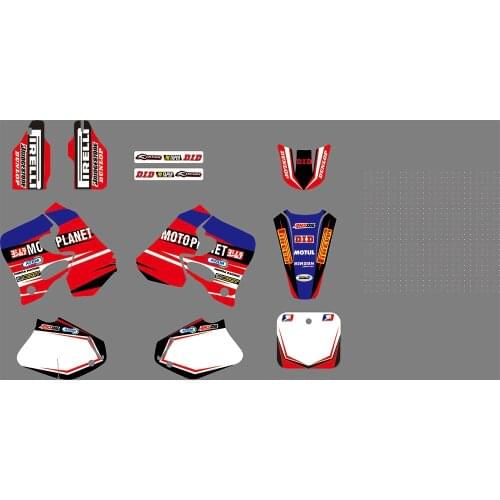 Dirt bike graphics Motorcycle DECALS STICKERS FOR HONDA CR125 CR250 1993 1994