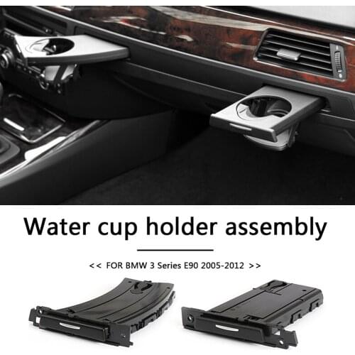 Retractable Cup Holder in Dashboard Left Right Side for BMW E90 3 Series 05-12 Car Cup Holder Drink Bottle Stand