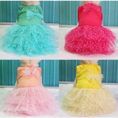 YooLook Sweet Dogs Clothes 2021 Comfortable Dogs Clothes for Small Medium Dogs Summer Pet Clothes Dress Lovely Ropa Para Perros