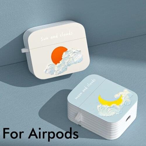 Protective Cover For Airpods Pro Silicone Case For Apple Airpods 2 1 Earphone Cover Printing pattern Air Pods pro Accessories
