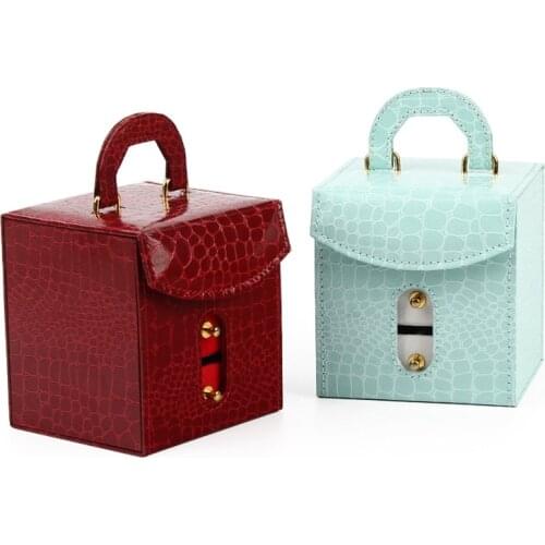 2020 New Jewelry Box Organizer Travel Jewellery Casket Storage Ring Earrig Necklace Bracelet Storage Makeup Hot Selling Case