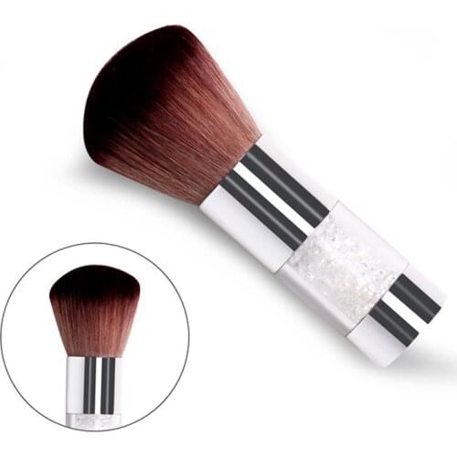 3pcs Nail Art Dust Brush Soft Cleaner Fiber Hair Blush Powder Powder Brush Dust Remover Cleaning Tool Manicure Pedicure
