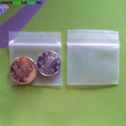 300pcs WxL: 4x4cm thickness 0.2mm PE zipper plastic transparent bag , zipper plastic bag , clear zipper packaging bags