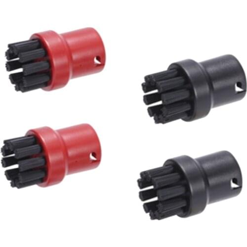 AD-4Pcs Steam Cleaning Brush Cleaning Machine Brush Head Round Brush for Karcher SC1 SC2 SC3 SC4 SC5 SC7