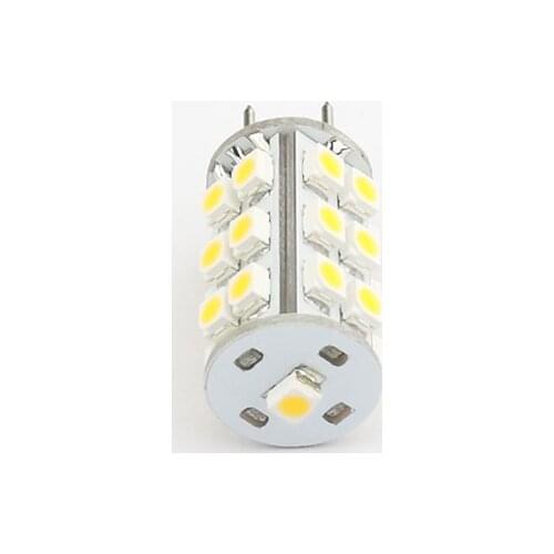 Free Shipment 25LED 12VDC SMD3528 LED GY6.35 Bulb White Warm White Car Boat Indoor Professional Sailing 10pcs/lot