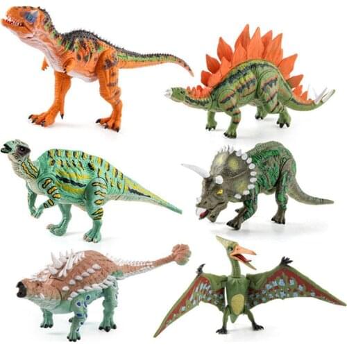 Large Joint Movable Dinosaur Toy Model Set Simulation Jurassic Dinosaur Tyrannosaurus Pterosaur Toy