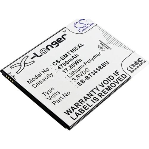 CameronSino for SAMSUNG Galaxy Tab Active SM-T390N SM-T395 SM-T365 Galaxy Tab Active WiFi EB-BT365BBC EB-BT365BBE battery