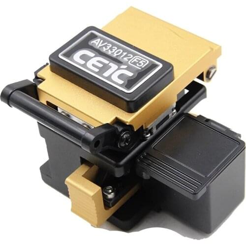 CETC 41 AV33012 F5 fiber cleaver with fiber scrap collector Optical fiber cutting knife AV33012 F5 Fiber Cleaver