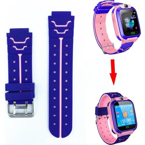 Durable Soft Comfortable Childrens Smart Watch Replacement Strap Suitable For Z5 S16 S15 Q12 Q12B Kids Smart Watchs Bracelet