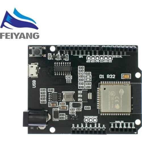 ESP32 For Wemos D1 Mini For Arduino UNO R3 D1 R32 WIFI Wireless Bluetooth Development Board CH340 4M Memory One