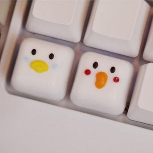 Pbt Keycap Gaming Keyboard Pbt Keycaps Handmade Personality Translucent Keycap Keys Caps Sa Keycaps 1u Cartoon Key Cap