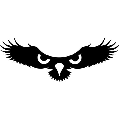 MIGNATIS - Eagle With Eyes In Its Wings Label Sticker Adhesive Mural Art Decal For Car Window Loptop Decoration Vinyl stickers W
