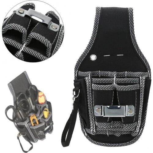 Multifunction Tool Bag Durable Hardware Electricians Waist Pocket Tool with Nylon Pocket for Home / Industrial Maintenance