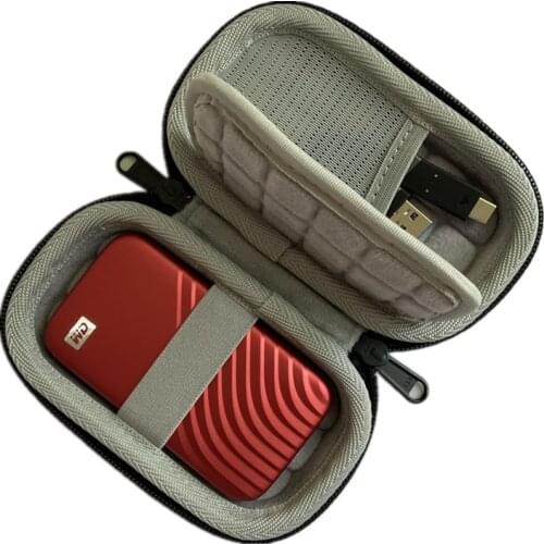 New Hard Shell Case for WD My Passport SSD Drive Protective Bag Storage Box