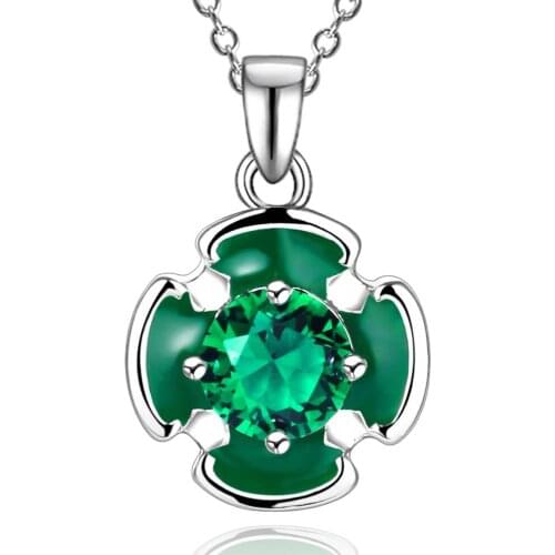 Wholesale High quality silver plated Fashion jewelry chains necklace pendant WN-1688