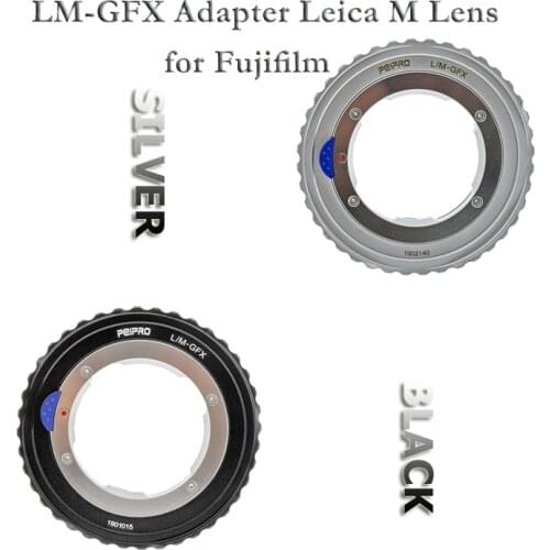 PEIPRO Leica M Lens LM-GFX Adapter Leica M Lens for Fujifilm G-Mount Camera Pro Lens Mount Adapter To Fujifilm GFX50R GFX50R