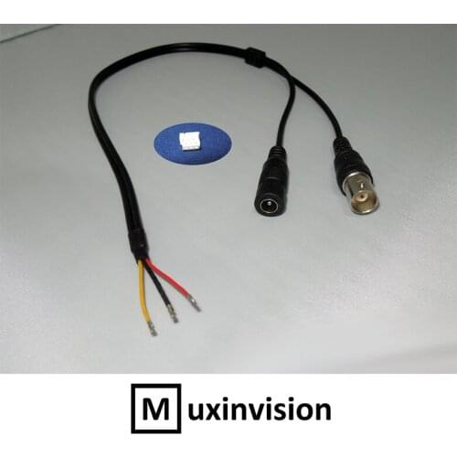 Power Jack BNC Jack 3 Pin Wire Connector Cable for Camera Board 20 set have 3pin1.25mm and 1.5mm optional default 1.25mm