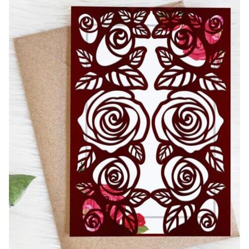 Wedding Crafts Metal Steel Cutting Die New flower rose decoration Stencil For DIY Scrapbooking Paper/photo Cards Embossing Dies