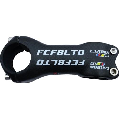 FCFB Ultralight carbon stem mtb bike bicycle road cycling stem carbon bike parts 31.8*28.6 *70/80/90/100/110/120mm cycling parts