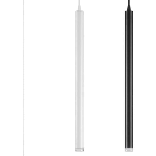 Led Kitchen Island Pendant Lamp Long Tube light Dining Room Shop Bar Counter Decoration Cylinder Pipe Hanging Light Kitchen Lamp