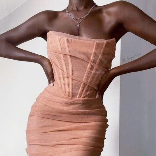 Розовые летние платья Townlike China At AliExpress